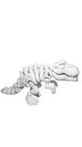 Esqueleto de T-Rex articulado impreso en 3D en acabado hueso blanco, de Tecnoprint
